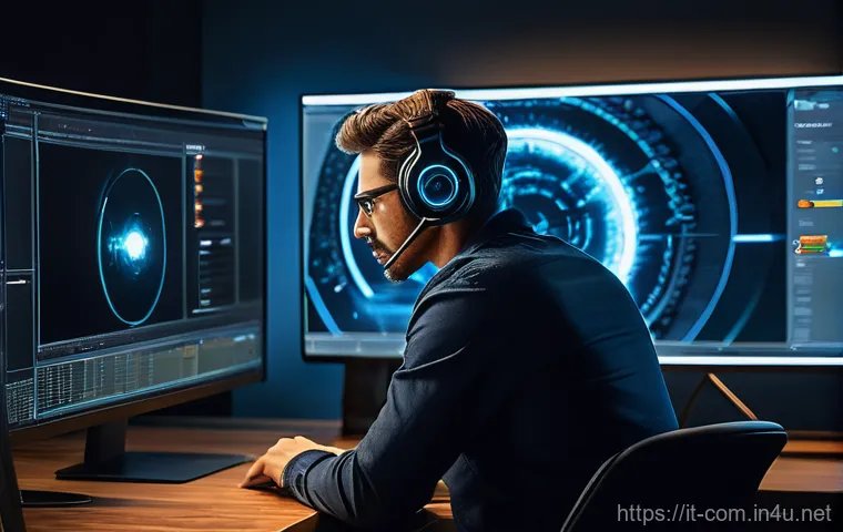 USB 3 0과 USB C 포트의 차이 - **Prompt 2: Speed and a Clean Workspace**
    "A vibrant, dynamic image of a contemporary home offic...