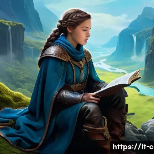 RAM 클럭 속도와 성능의 관계 - **Prompt 1: "A breathtaking fantasy landscape featuring a wise, elderly wizard with a long white bea...